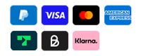 Mastercard, VISA, AMEX, Paypal usw.